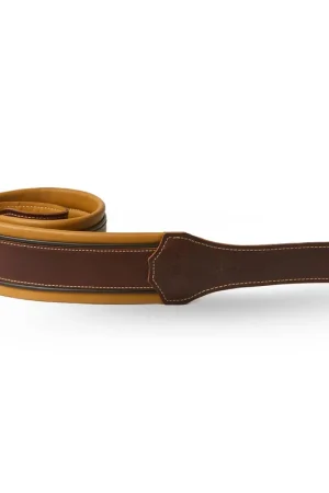 Envoi rapide - Sangle Taylor Ascension Strap Cordovan/ Black/butterscotch Leather 3"