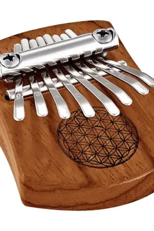 Qualité premium - Meinl Sonic Energy Kalimba 8 Lames - Flower OF Life