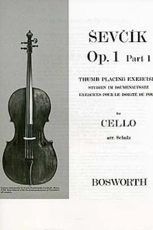 Sevcik Opus 1 Part 1 Violoncelle | Nouveauté