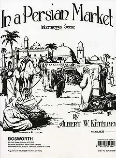 Dernières unités - Ketelbey A.w. Sur UN Marche Persan Piano 4 Mains