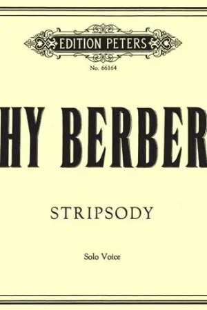 Berberian C. Stripsody Voix Solo | Prix spécial