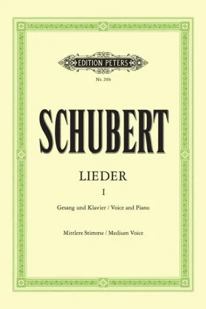 Schubert F. Lieder Vol 1 Voix Moyenne-1 | Commandez dès maintenant