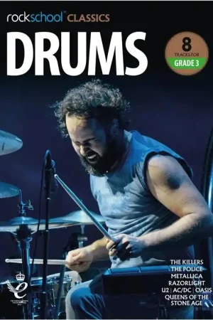 Super offre - Rockschool Classics Drums Grade 3 2018+