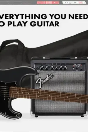 Pack Squier Affinity Series Stratocaster Hss Charcoal Frost | Stock presque épuisé