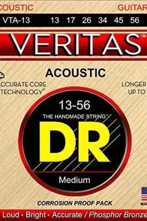 Super offre | Jeu de Cordes Acoustique DR Veritas Phosphor Bronze VTA-13 13/56