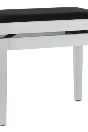 Affaire à saisir - Banquette GEWA Piano Deluxe Blanc Mat Velours Noir