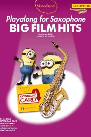 Recommandé | Guest Spot Big Film Hits Playalong Saxo Alto