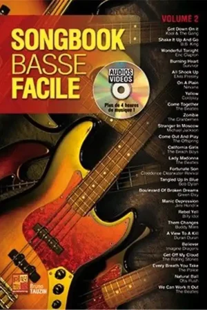 Tauzin B. Songbook Basse Facile Vol 2 | Petit prix