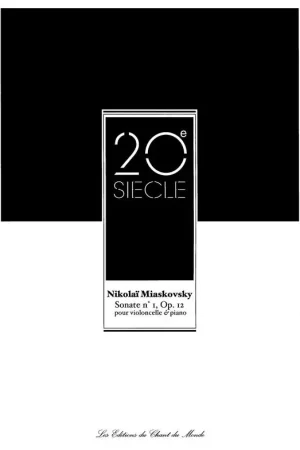 Excellente qualité | Miaskovsky N. Sonate N°1 OP 12 Violoncelle