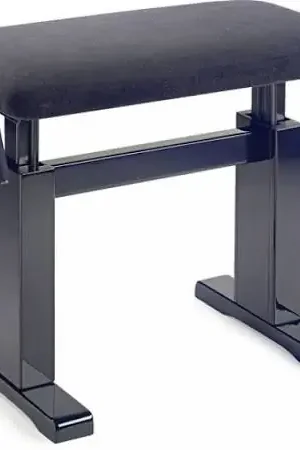 Banquette Stagg Hydraulique Noir Brillant Velours Noir - Réduction