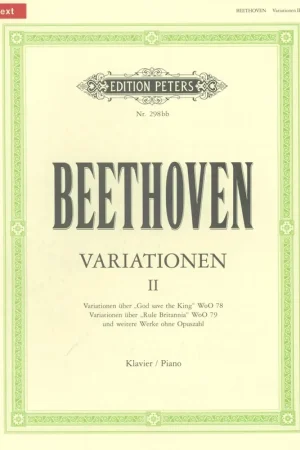 Beethoven L.v. Variations Vol 2 Piano-1 - Super prix