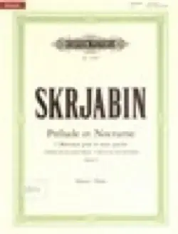 Scriabine A. Prelude et Nocturne OP 9 Piano Main Gauche | Prix exceptionnel