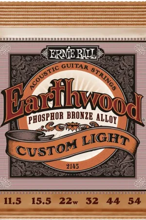 Tendance - Jeu de Cordes Ernie Ball 2145 Earthwood Phosphor 11.5/54