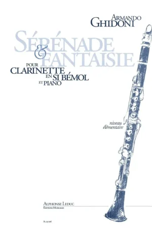 Très bien noté - Ghidoni A. Serenade et Fantaisie Clarinette