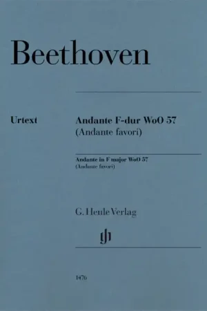 Beethoven L.v. Andante en FA Majeur Woo 57 Piano - Produit tendance