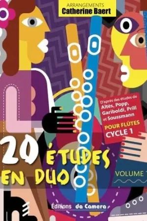 Commandez en ligne - Baert C. Etudes en Duo Vol 1 Flute