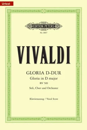 Vivaldi A. Gloria RV 589 Vocal | Direct fabricant