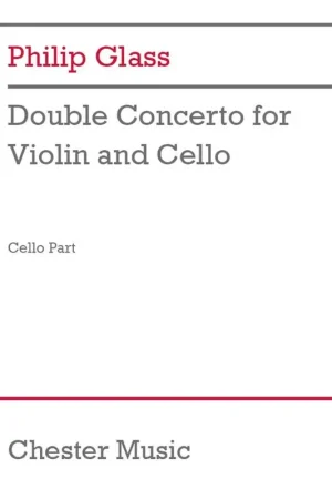 Prix promo - Glass P. Double Concerto Violon et Violoncelle Partie Violoncelle