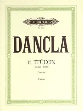Très populaire - Dancla C. Etudes OP 68 2 Altos