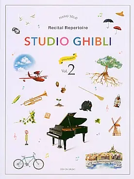 Remise supplémentaire | Hisaishi J. Studio Ghibli Recital Repertoire 2 Piano