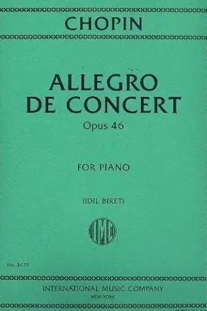 Direct fabricant | Chopin F. Allegro de Concert OP 46 Piano