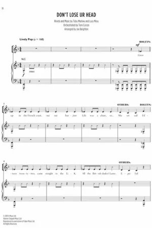 Six: The Musical Songbook Pvg | Offre exclusive
