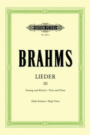 Dernier arrivage | Brahms J. Complete Songs Vol 3 Voix Haute
