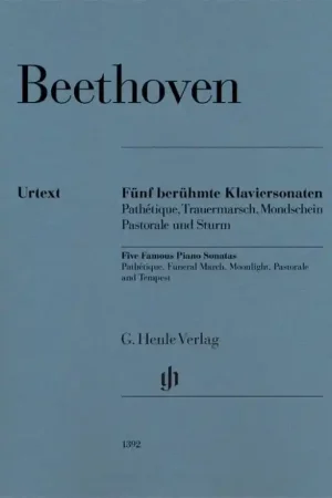 Beethoven L.v. 5 Sonates Celebres Piano | Best-seller