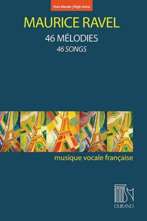 Très apprécié des clients | Ravel M. 46 Melodies Voix Haute