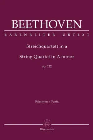Beethoven L.v. String Quartet OP 132 - Prix avantageux