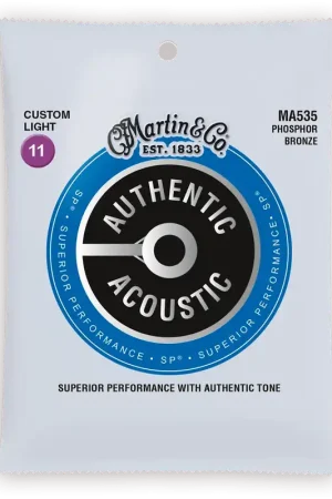 Jeu de Cordes Acoustique Martin SP 92/8 Phosphore Bronze Custom Light 11/52 - Coup de cœur