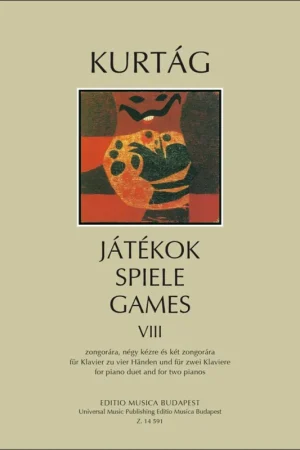 Réduction spéciale | Kurtag G. Jatekok Games Vol 8 Piano