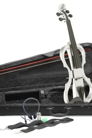 Très demandé | Violon Electrique Stagg Blanc
