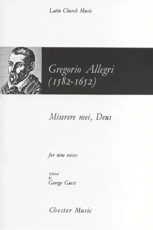 Prix malin - Allegri G. Misere Mei, Deus Choeur
