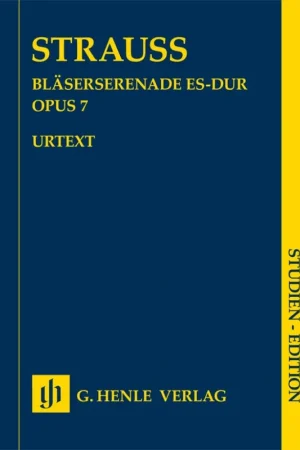 Stock presque épuisé | Strauss R. Serenade OP 7 Instruments A Vent Conducteur