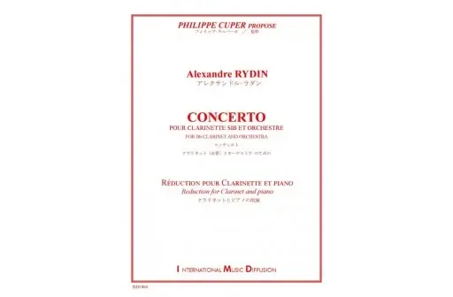 Rydin A. Concerto Clarinette - Expédition express