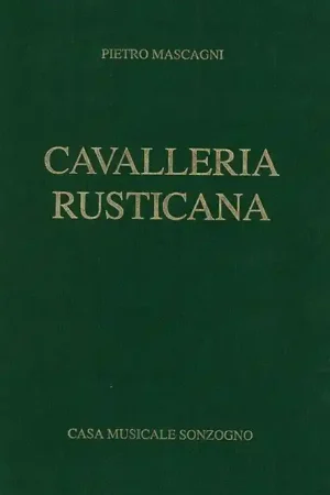Satisfait ou remboursé | Mascagni P. Cavalleria Rusticana Opera Completa Chant