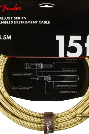 Remise | Cordon Jack Fender Deluxe Series Straight/angle 15' Tweed