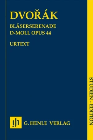Soldes | Dvorak A. Serenade OP 44 Orchestre A Vent, Violoncelle et Contrebasse Conducteur-1