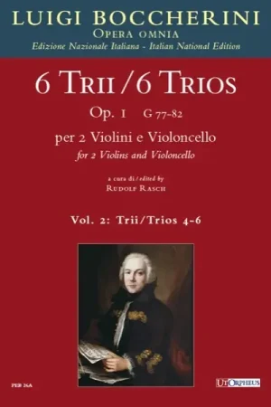Préféré des clients | Boccherini L. Trios OP 1 Vol 2 Pour 2 Violons et Violoncelle