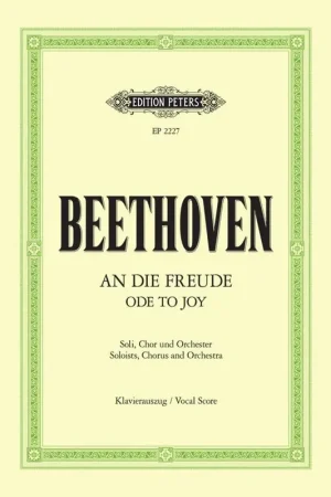 Beethoven L.v. Ode A la Joie Chant Piano | Tendance