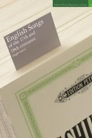 Réduction | English Songs OF The 17TH And 18TH Centuries Voix Haute