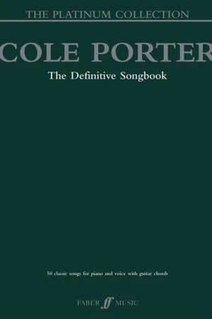 Porter C. The Definitive Songbook Pvg - Derniers exemplaires