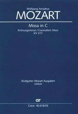 Mozart W.a. Messe DU Couronnement K 317 Choeur-2 - Plus que quelques jours