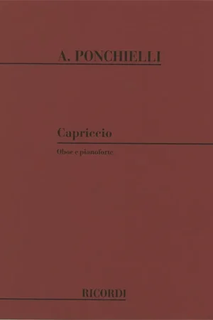 Ajoutez au panier - Ponchielli A. Capriccio Hautbois-1