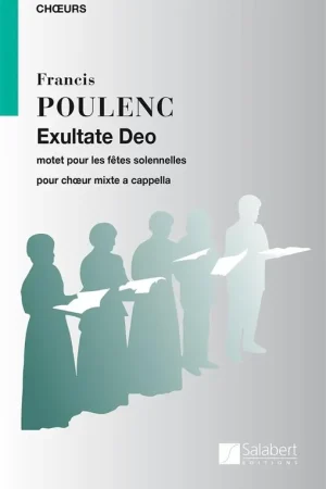 Poulenc F. Exultate Deo Choeur - Commandez dès maintenant