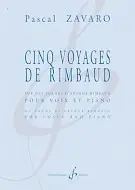 Zavaro P. Cinq Voyages de Rimbaud Voix - Offre du jour