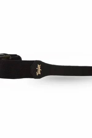 Bientôt épuisé - Sangle Taylor Guitars Strap Black Cotton 2"