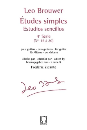 Tout nouveau | Brouwer L. Etudes Simples 4ME Serie Guitare-1