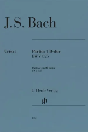 Vente flash | Bach J.s. Partita N°1 SI Majeur Bwv 825 Piano-1